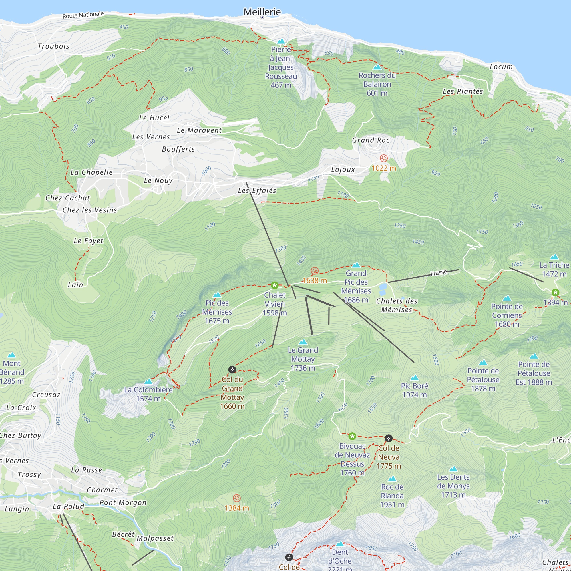 Repaire de l'Aigle map