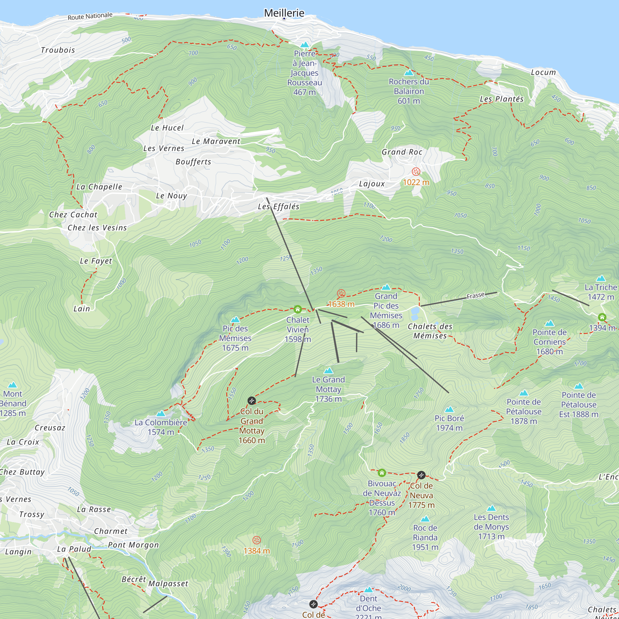 Repaire de l'Aigle map