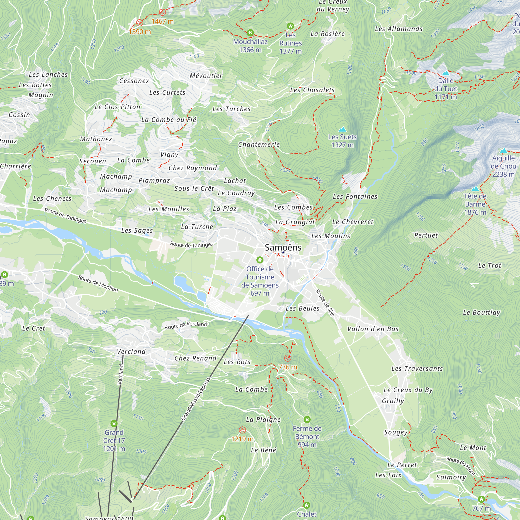 Office de Tourisme de Samoëns map