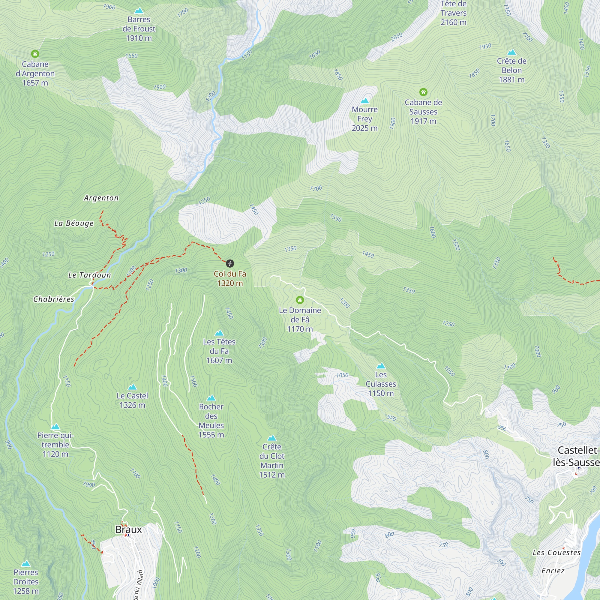 Le Domaine de Fâ map