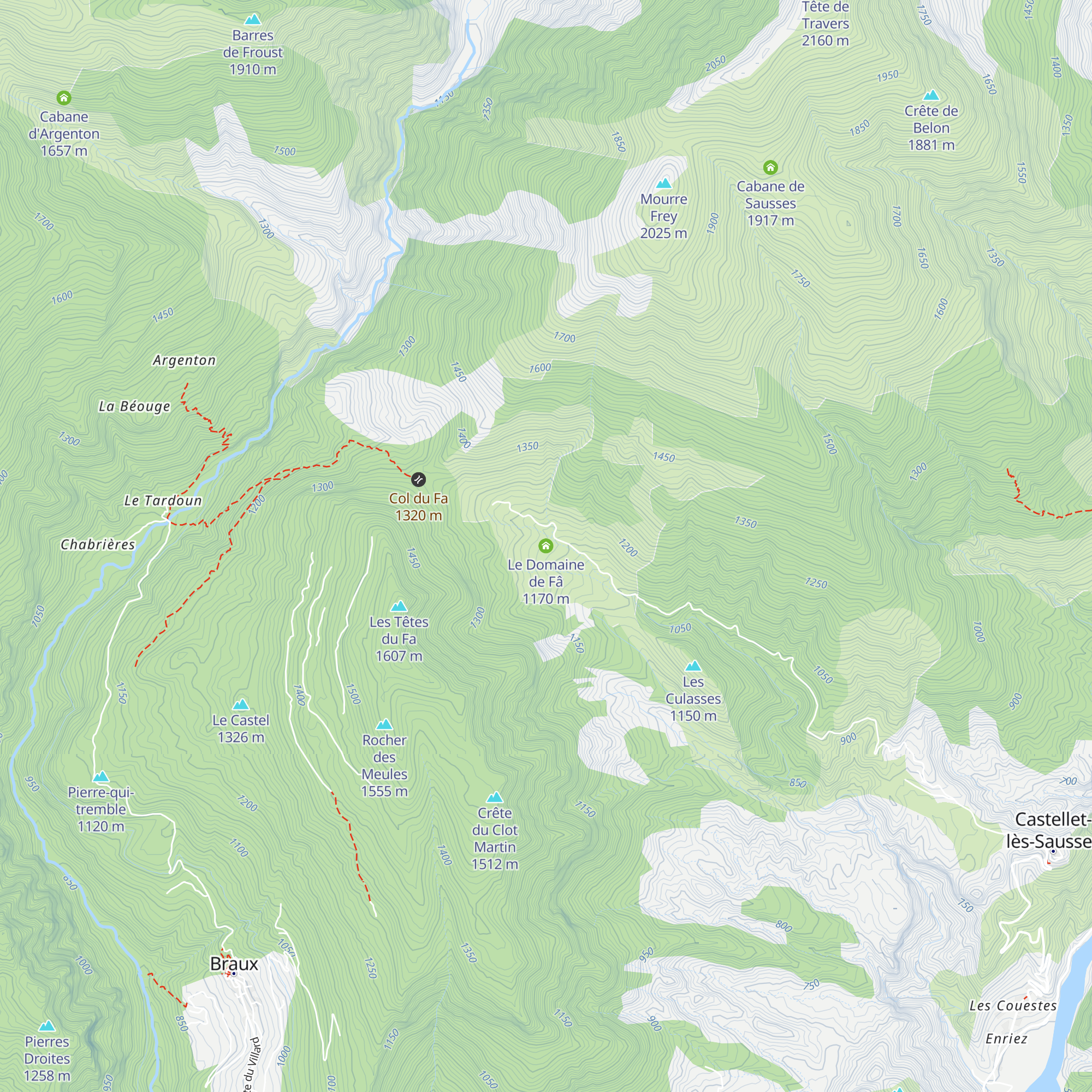 Le Domaine de Fâ map