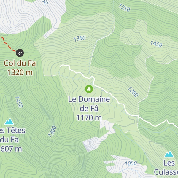 Map of Le Domaine de Fâ