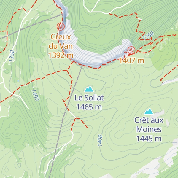 Map of Le Soliat