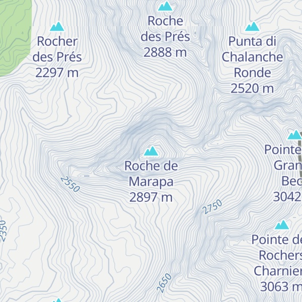 Map of Roche de Marapa