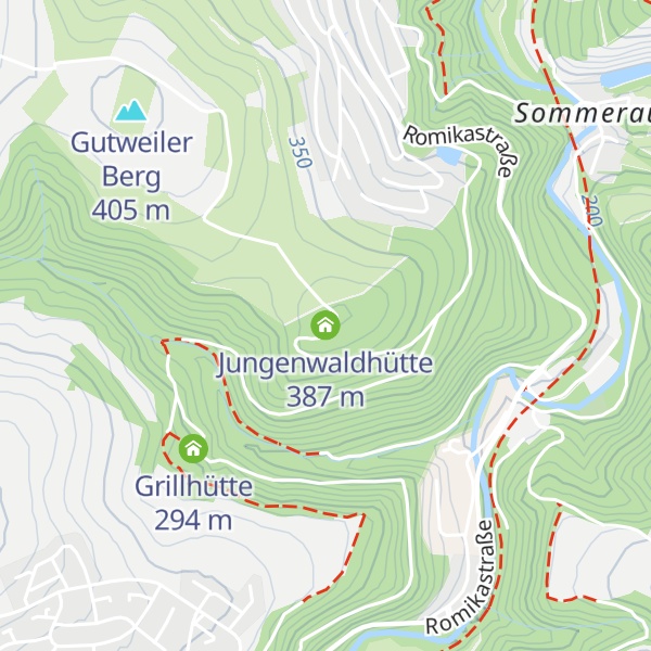 Map of Jungenwaldhütte