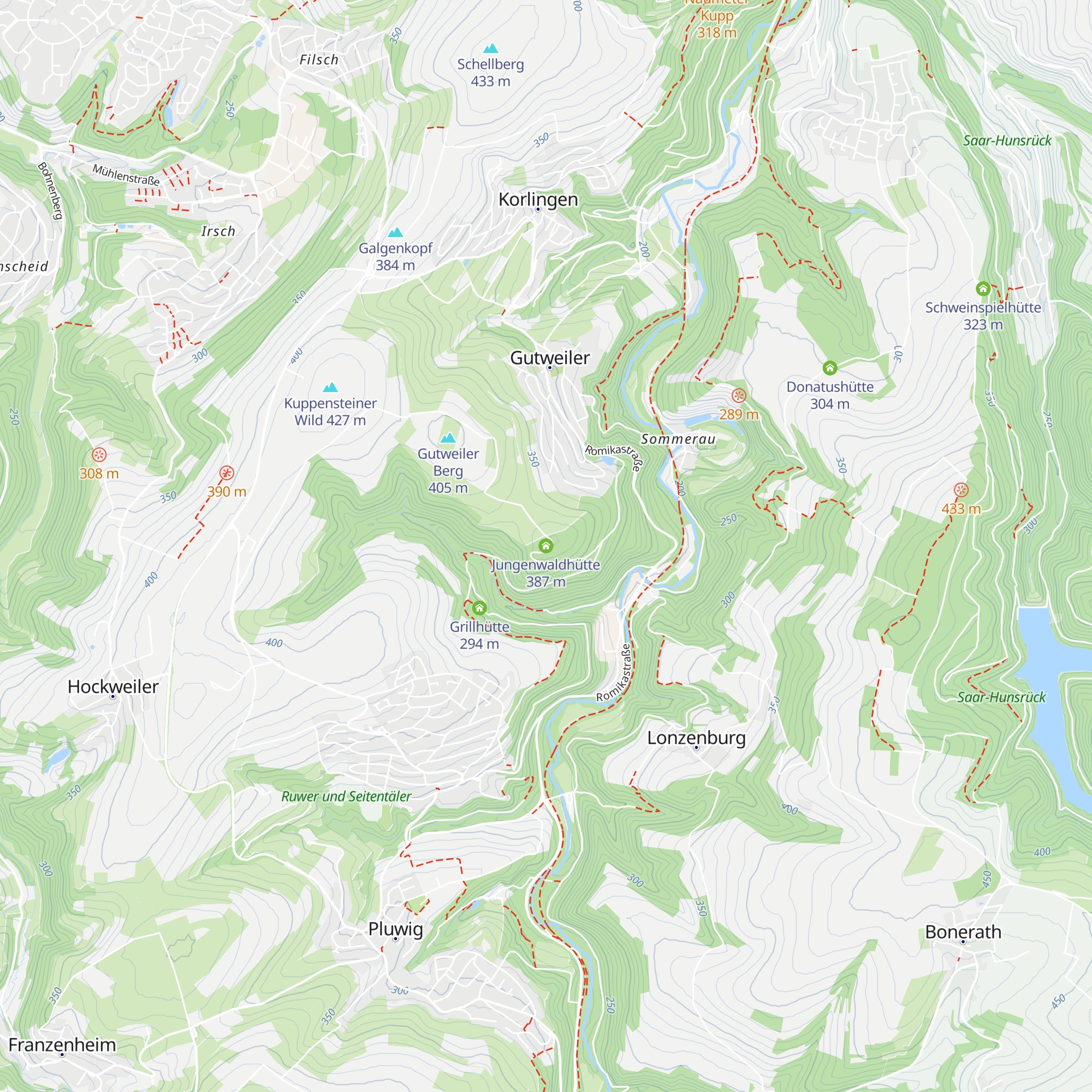 Jungenwaldhütte map