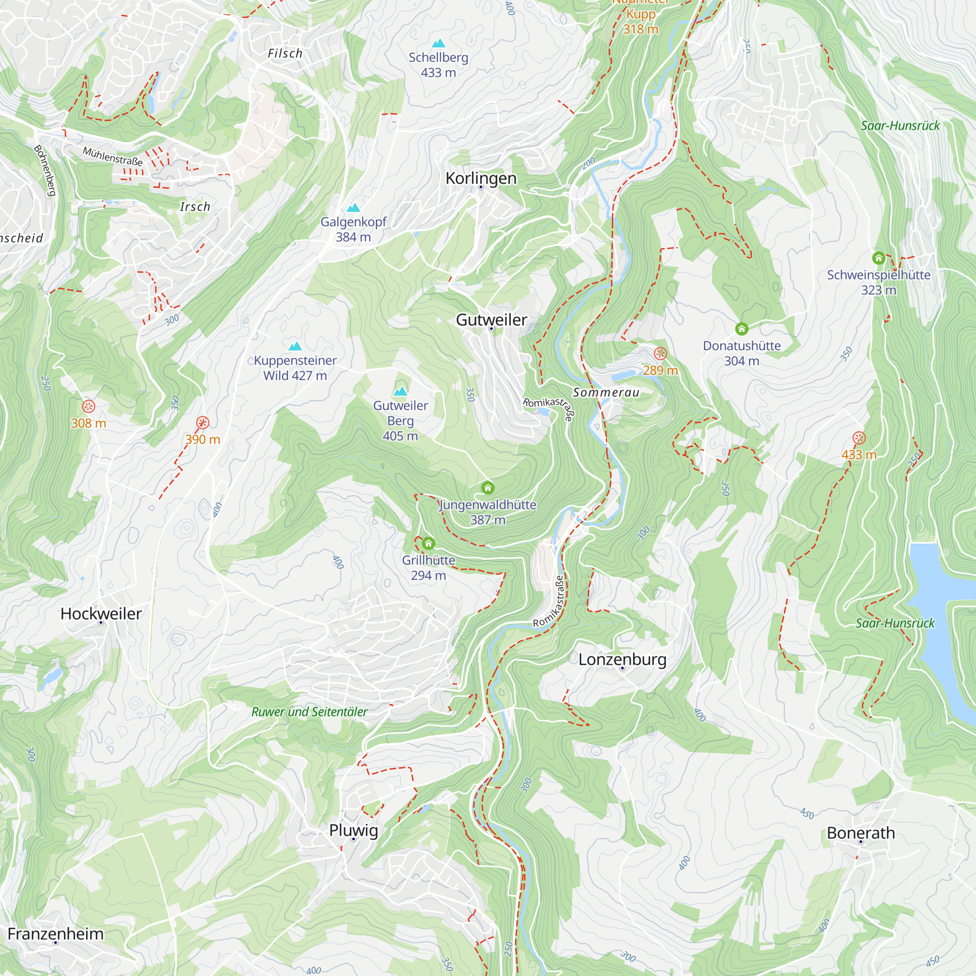 Jungenwaldhütte map