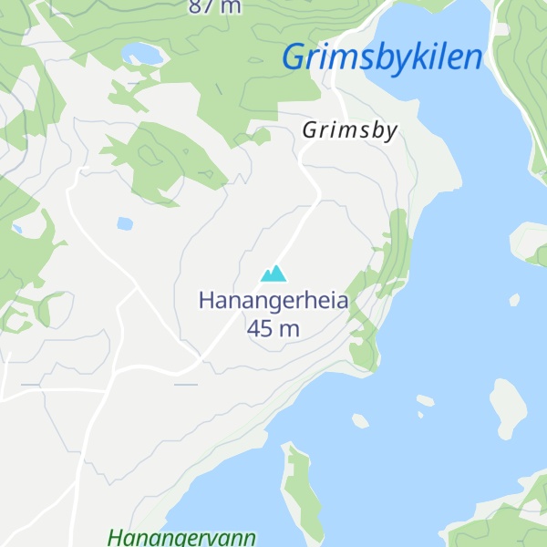 Map of Hanangerheia