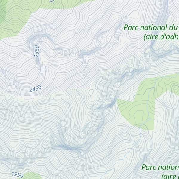 Map of Tête Grosse