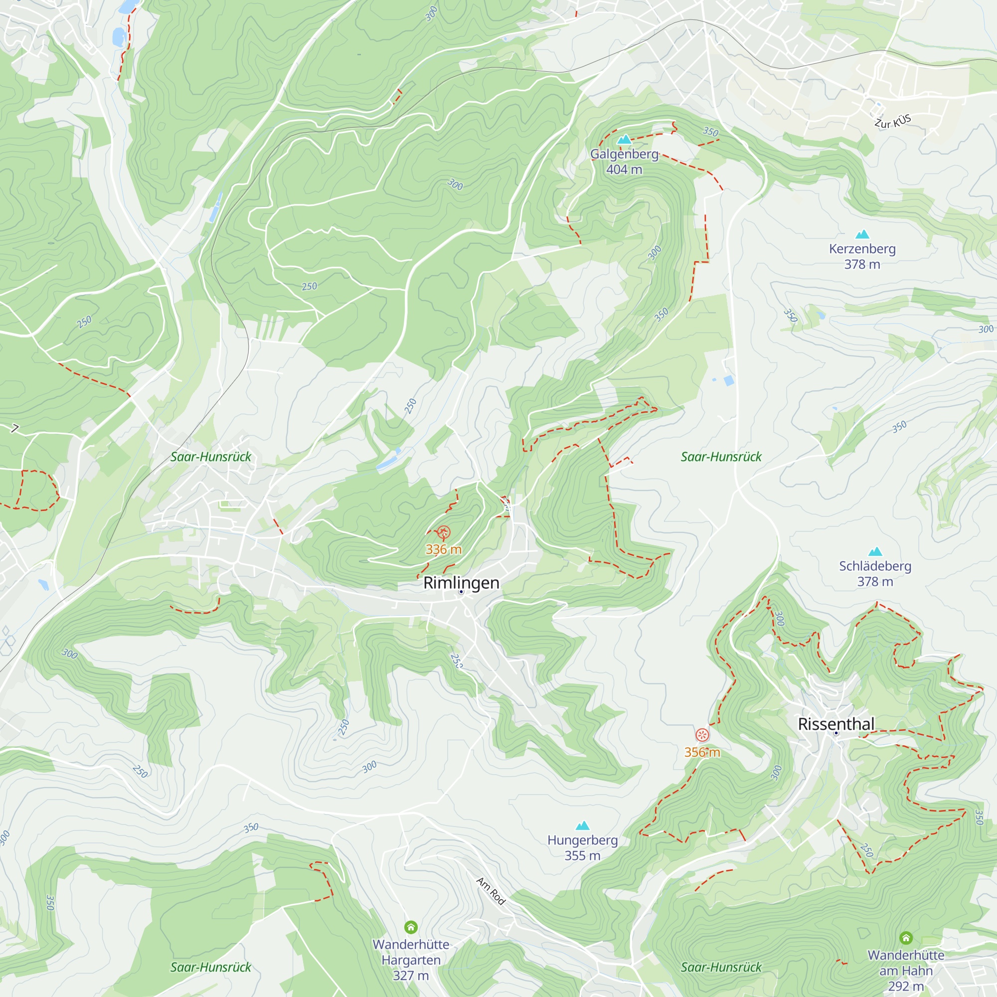 Wanderhütte map