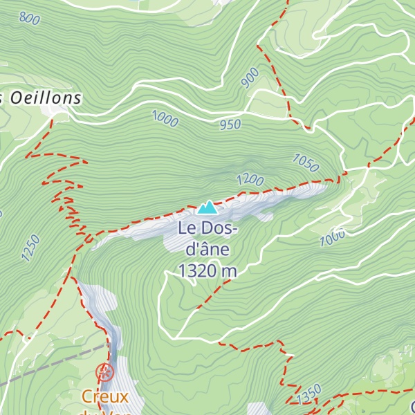 Map of Le Dos-d'âne