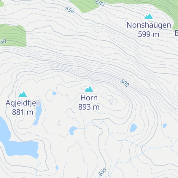 Map of Horn