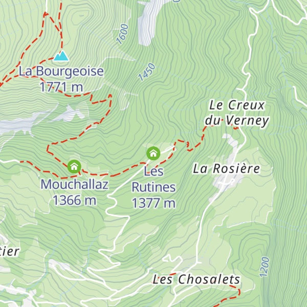 Map of Les Rutines