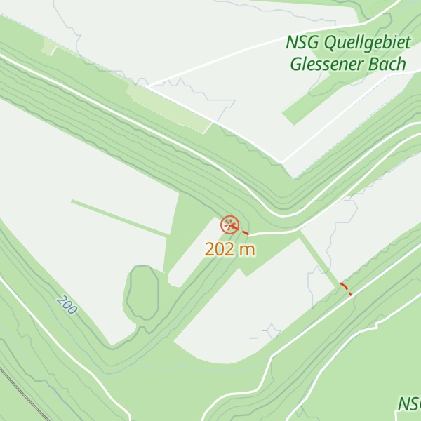 Map of Glessener Höhe