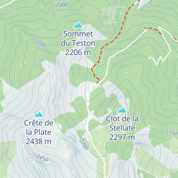 Map of Cabane de Fontouse