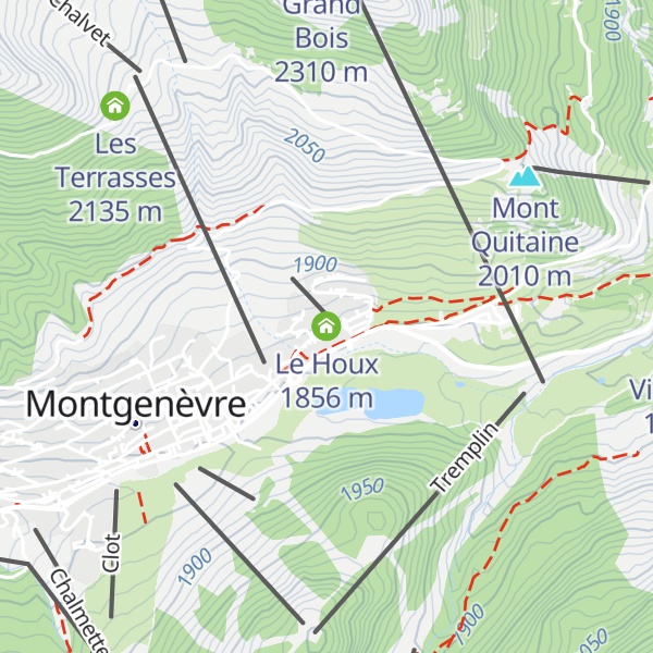 Map of Le Houx