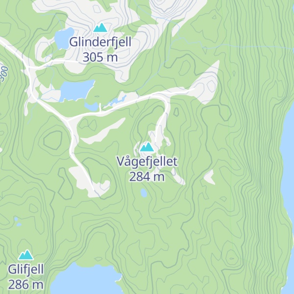 Map of Vågefjellet