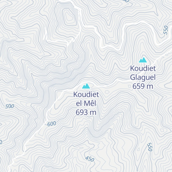 Map of Koudiet el Mêl