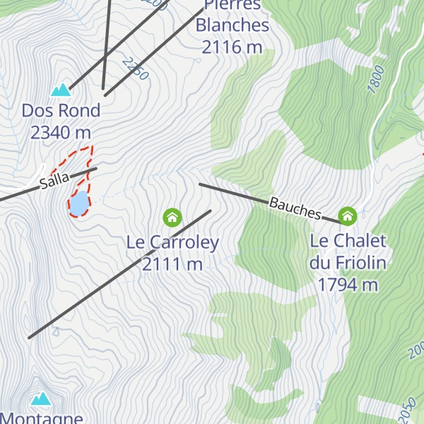 Map of Cabane d'exploitation