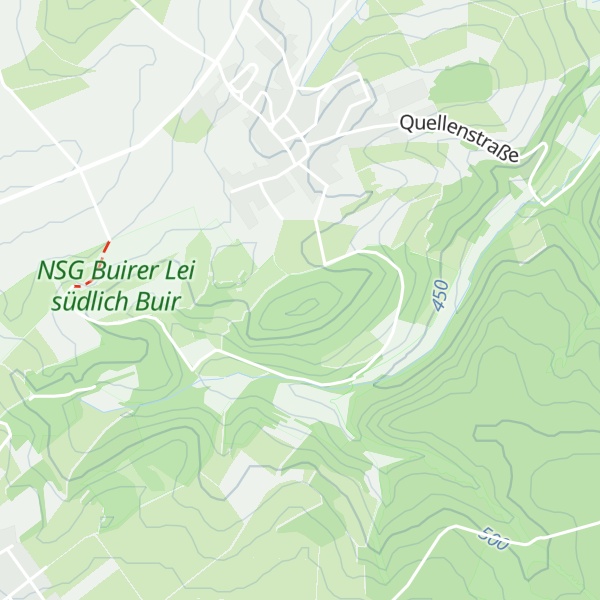 Map of Buirer Ley