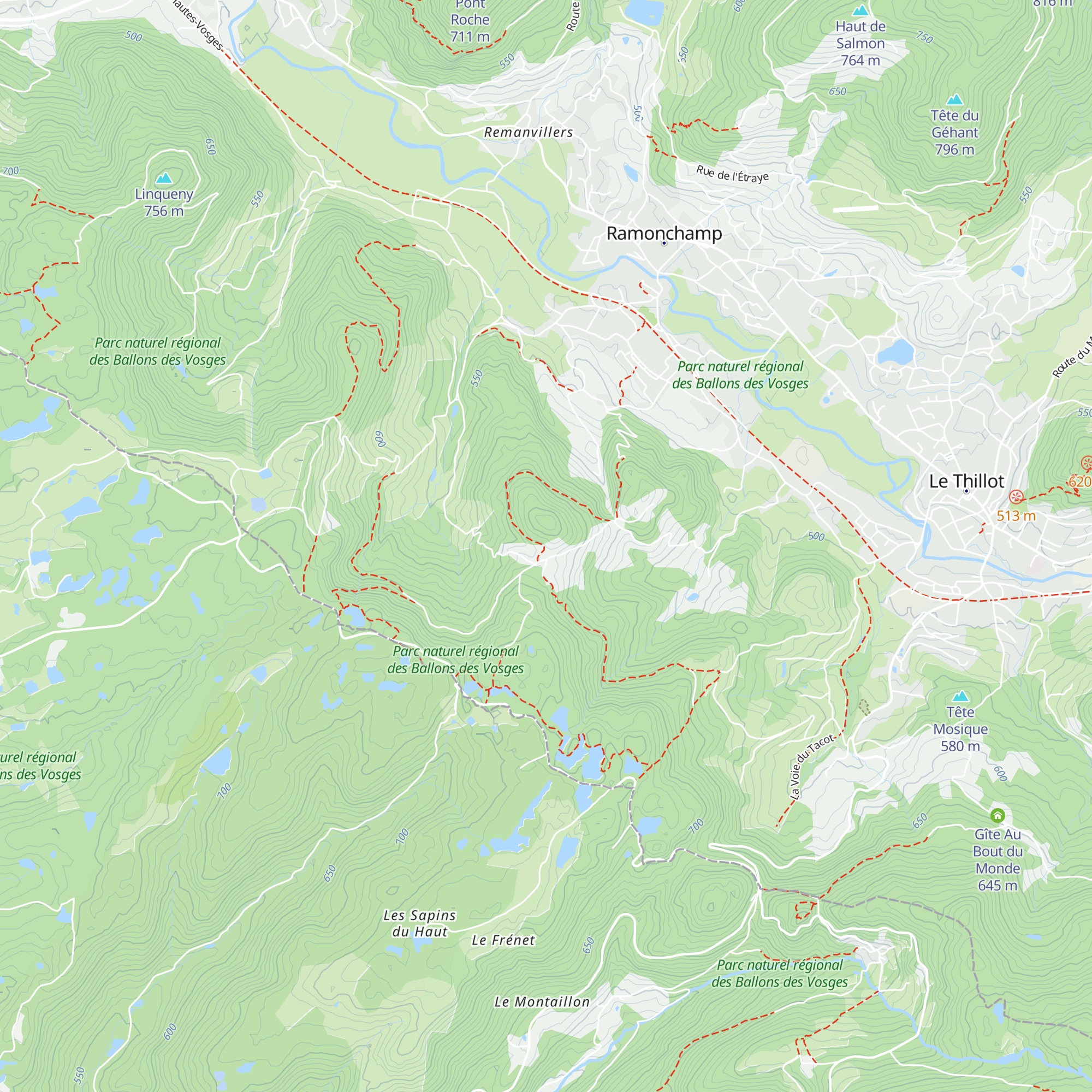 Chalet de Grammont map