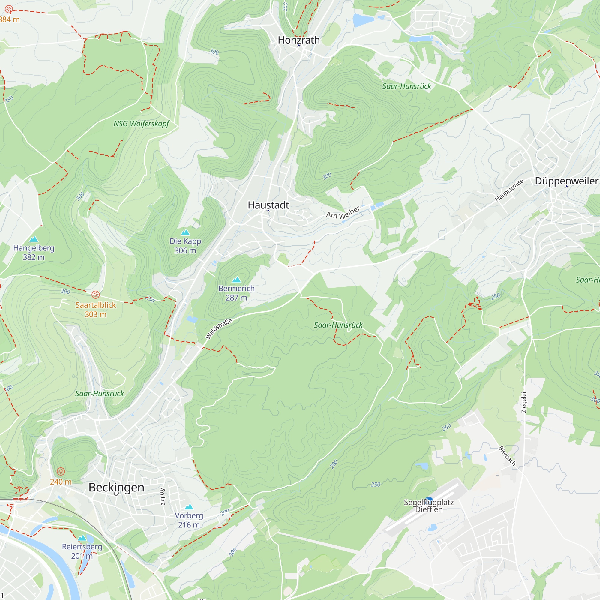 Mosbachhütte map