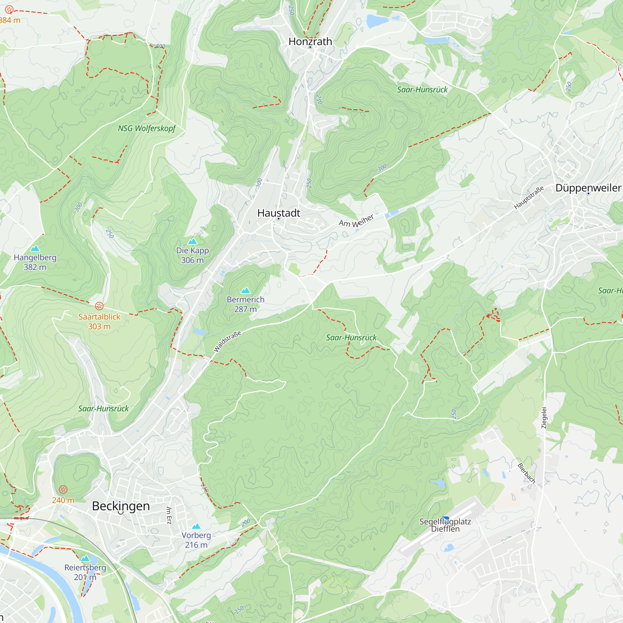 Mosbachhütte map