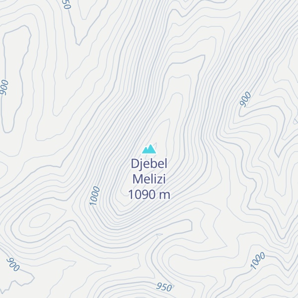 Map of Djebel Melizi