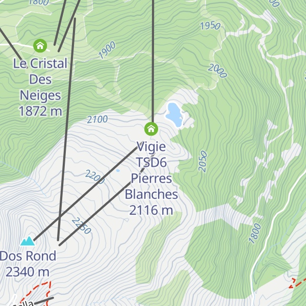 Map of Vigie TKD1 Plan Leschaux