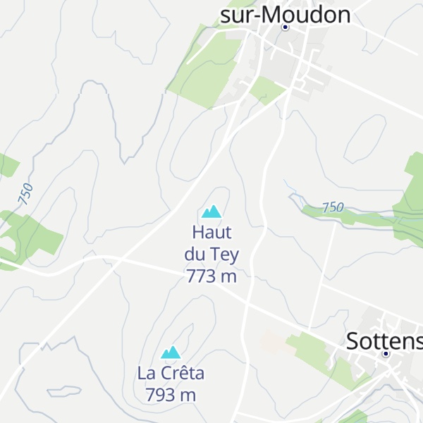 Map of Haut du Tey
