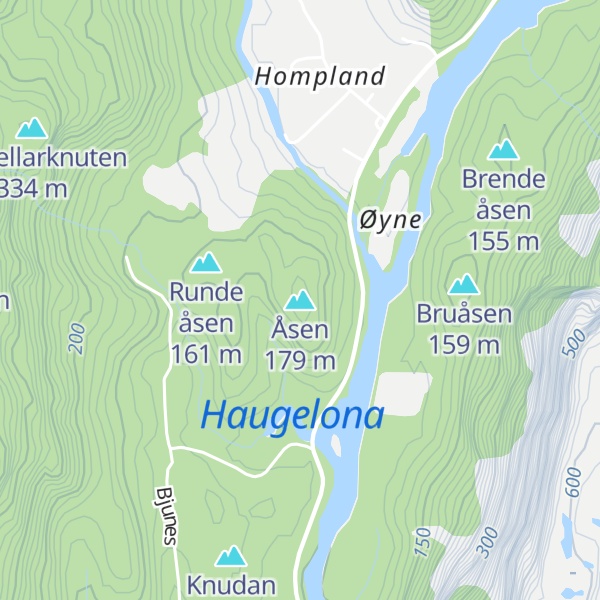 Map of Åsen