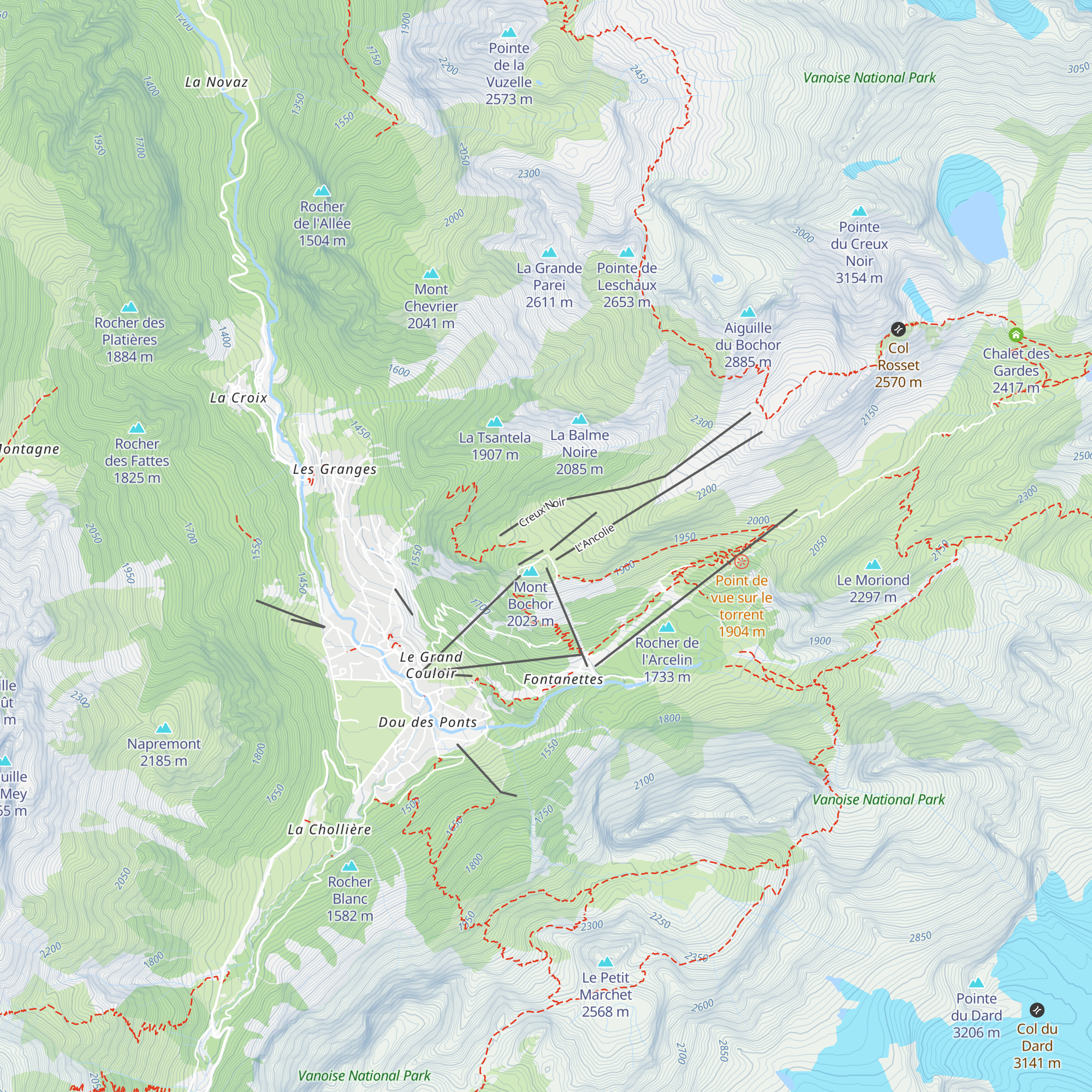 Le Pachu map