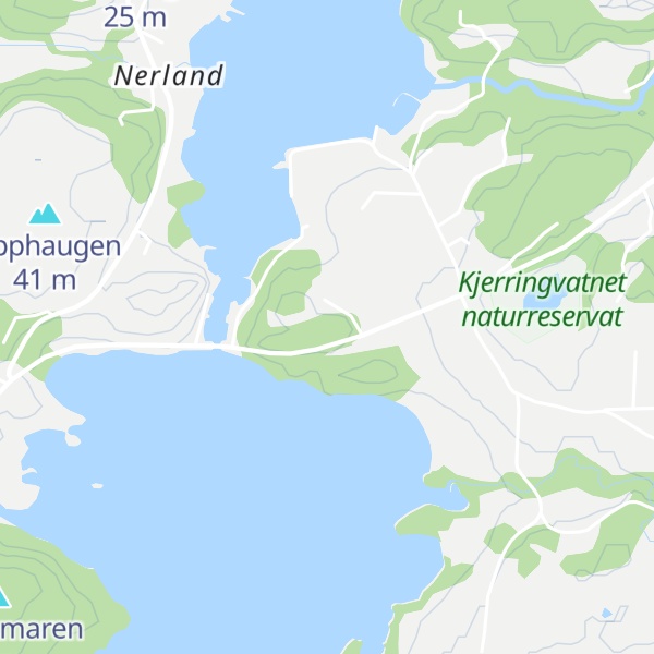 Map of Langhaugen