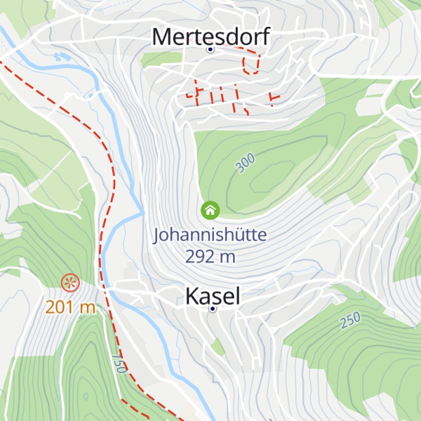 Map of Johannishütte