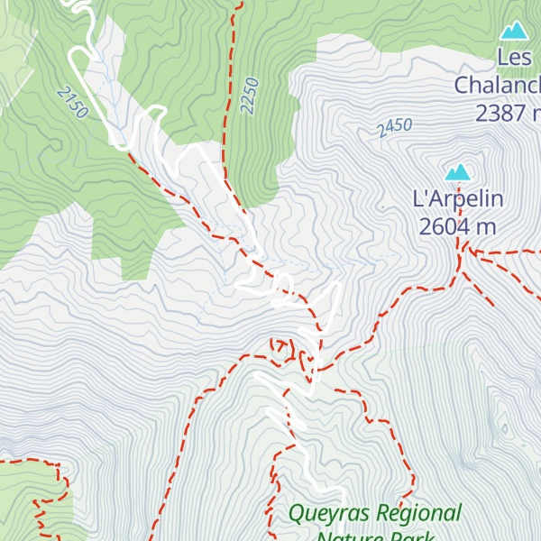 Map of Refuge Napoléon