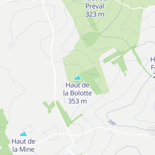 Map of Haut de la Bolotte