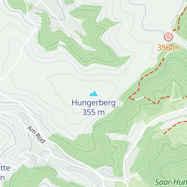 Map of Hungerberg