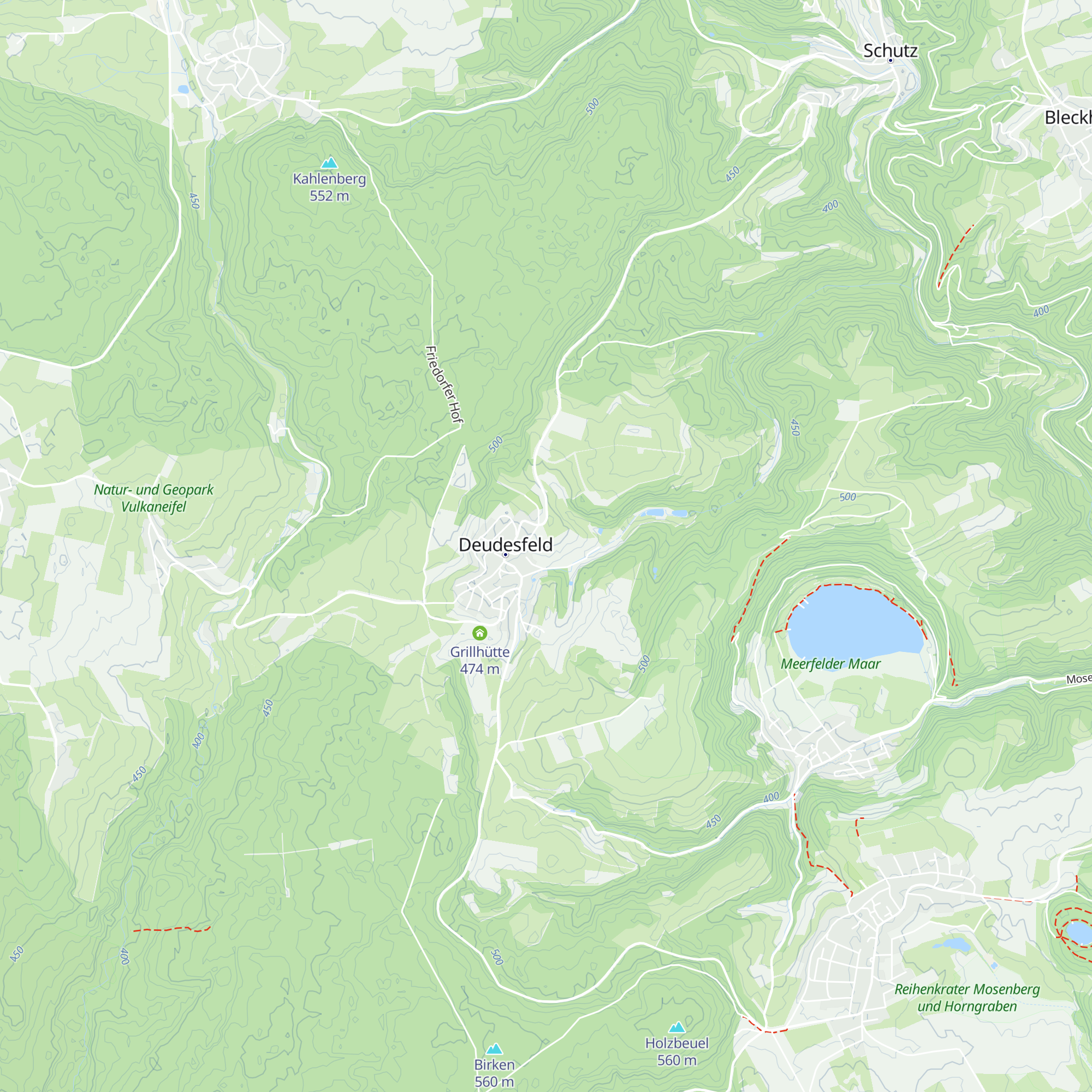 Thulen-Alm map