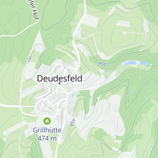 Map of Thulen-Alm