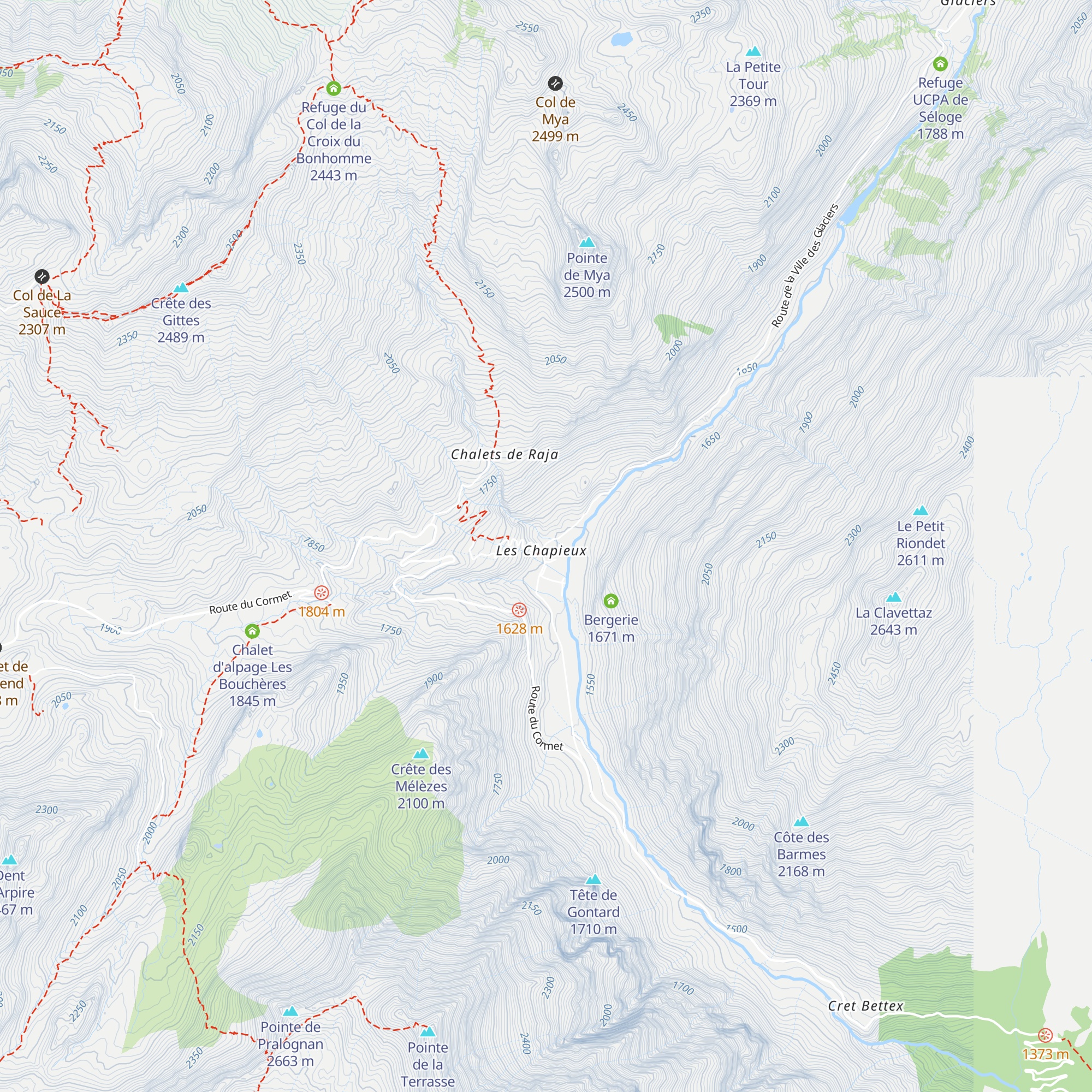 Gîte Les Chambres du Soleil map
