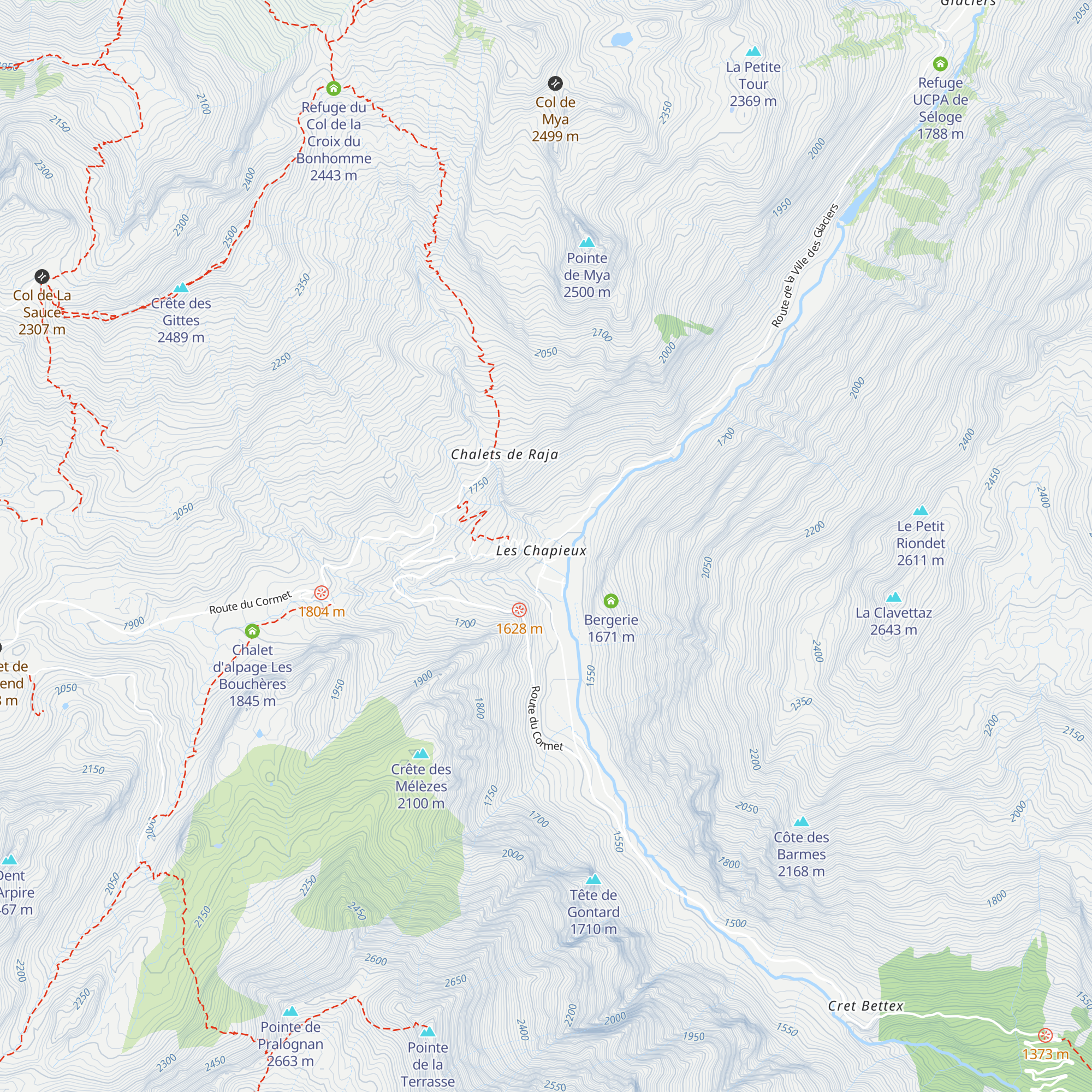 Gîte Les Chambres du Soleil map