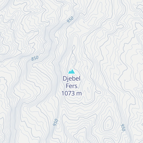 Map of Djebel Fers