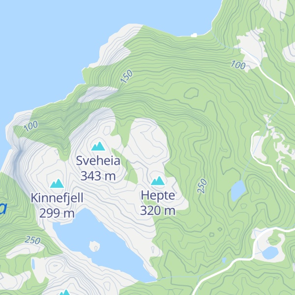 Map of Bukkehornet