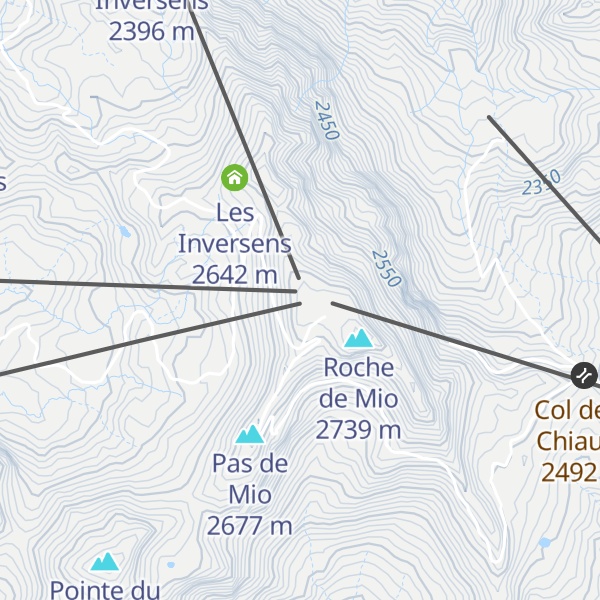 Map of Chalet de vigie TSD6 Carella