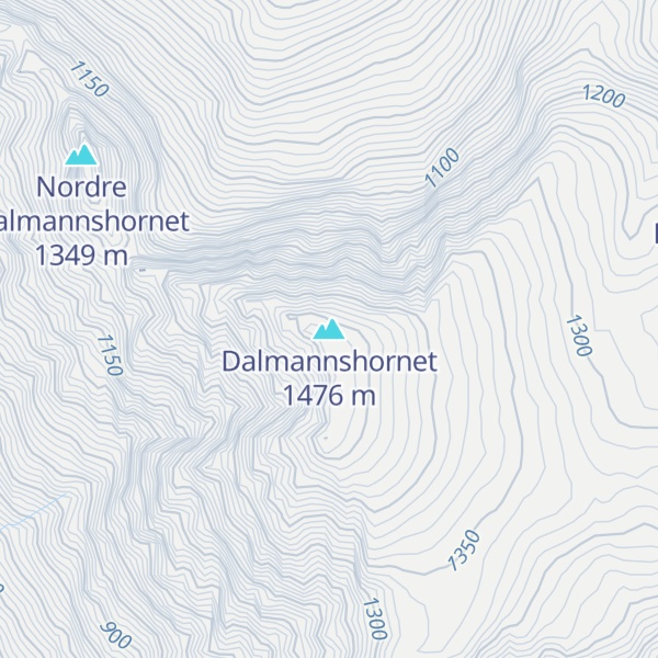 Map of Dalmannshornet