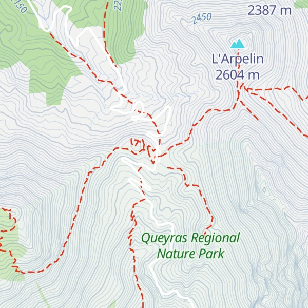 Map of La Cabane du Col de l'Izoard