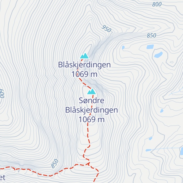 Map of Søndre Blåskjerdingen