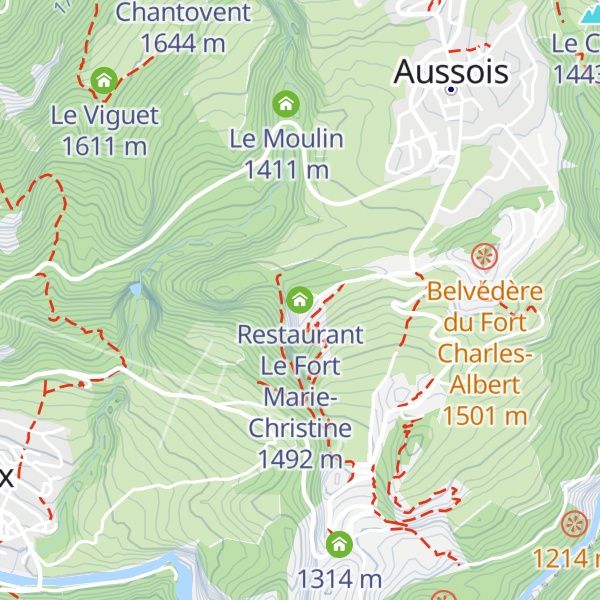 Map of Restaurant Le Fort Marie-Christine