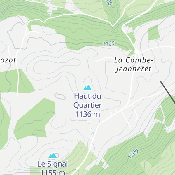 Map of Haut du Quartier