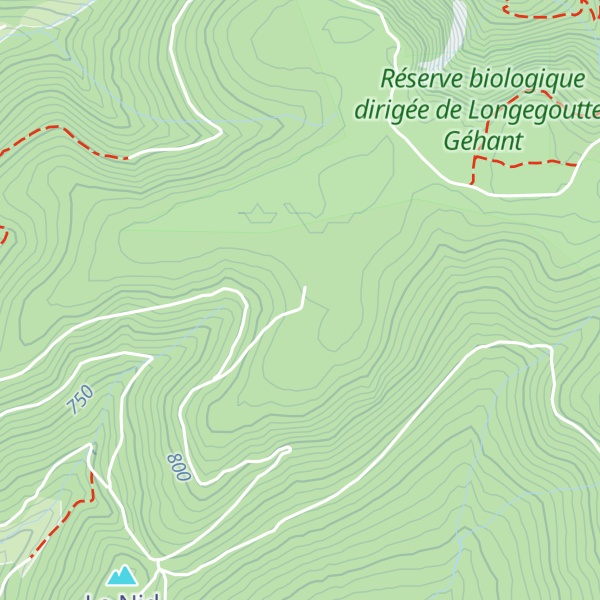 Map of Chalet de l'Homant